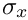 $ \sigma_x $