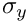 $ \sigma_y $